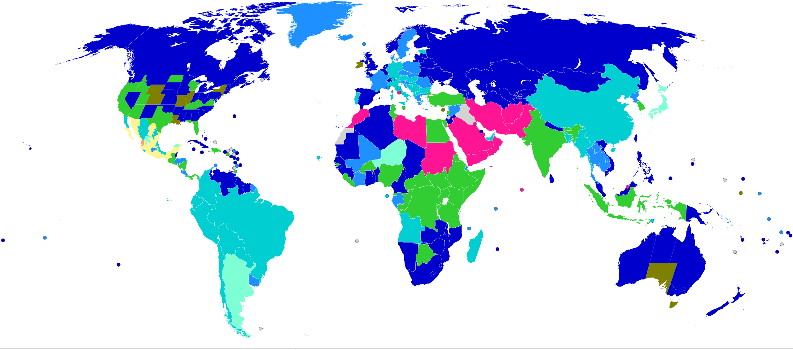 Age of sexual consent by country around the world